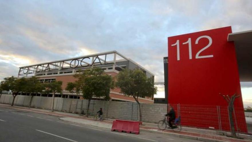 Obras del Cuartel de la Policía Local, paralizadas pese a estar muy avanzadas.