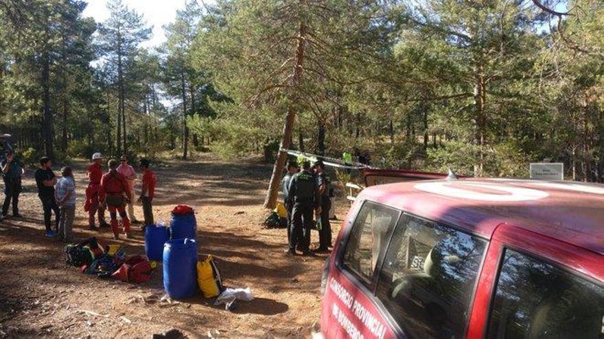 Muere un espeleólogo en una cueva de Guadalajara