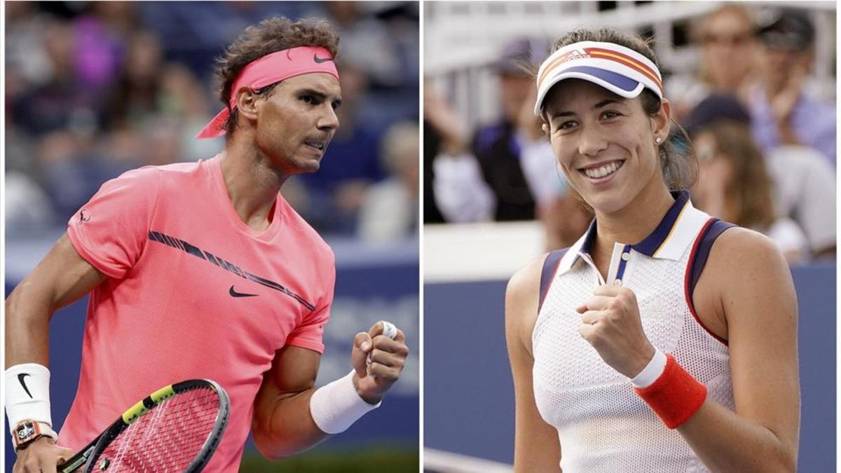 Nadal y Muguruza, en lo más alto del tenis mundial