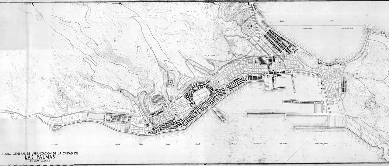Las Palmas de Gran Canaria, de acuerdo con el Plan General de Ordenación Urbana de Zuazo.