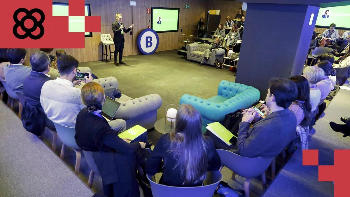 Un momento de la presentación del informe de Barcelona Global, en unas oficinas de CaixaBank / Barcelona Global