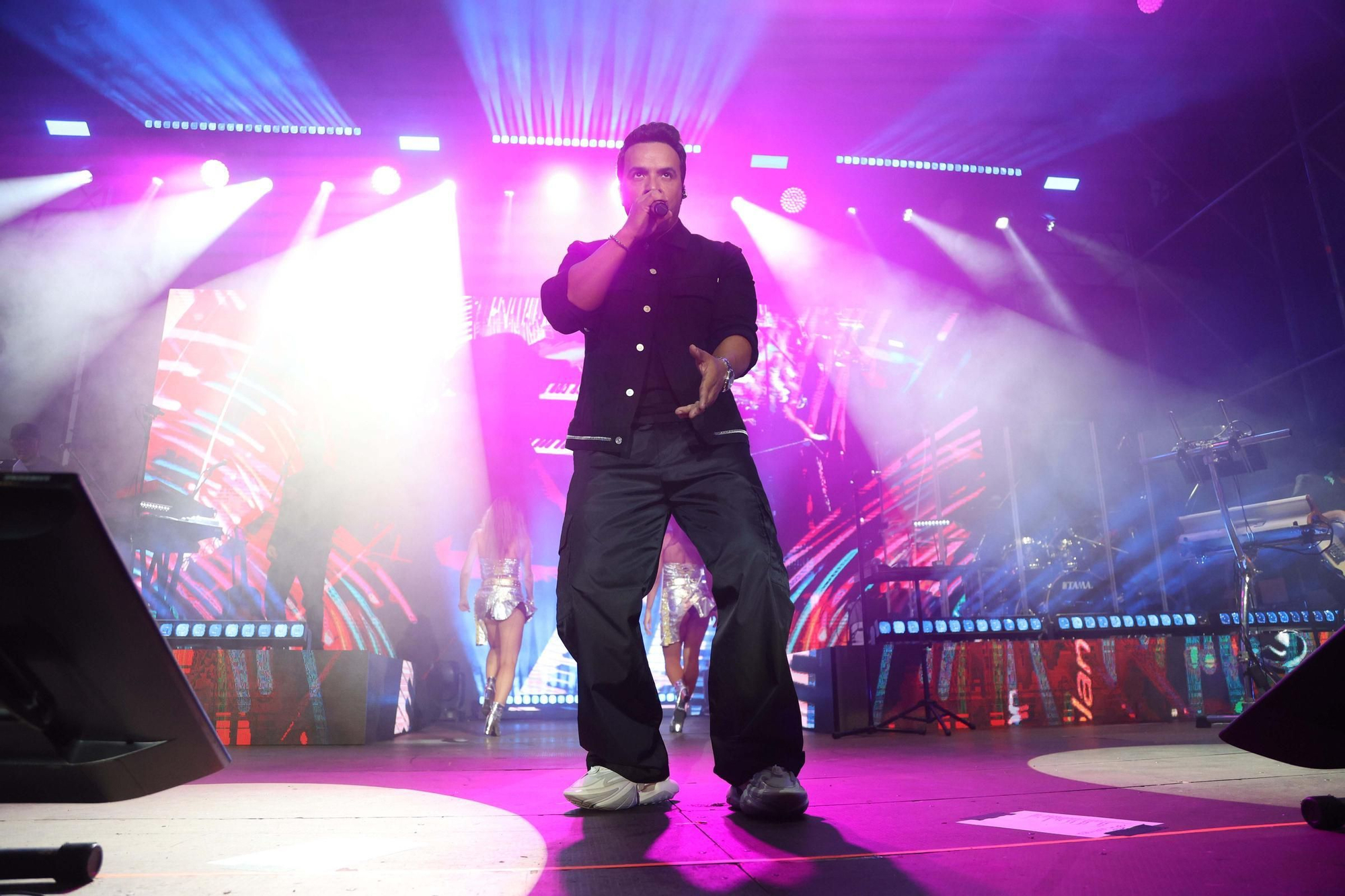 Concierto de Luis Fonsi en el parque de Santa Margarita, en el ciclo Son do Nordés
