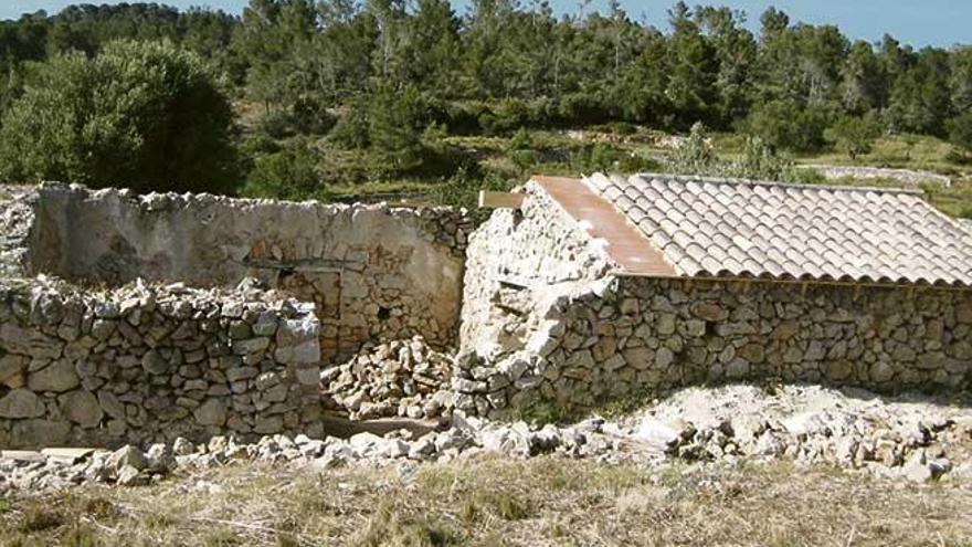 Obras que fueron denunciadas por Arca, en el Molí des Castellet.