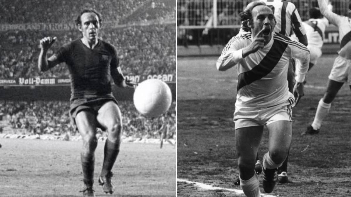 Manolo Clares, con las camisetas del Barça y del Rayo