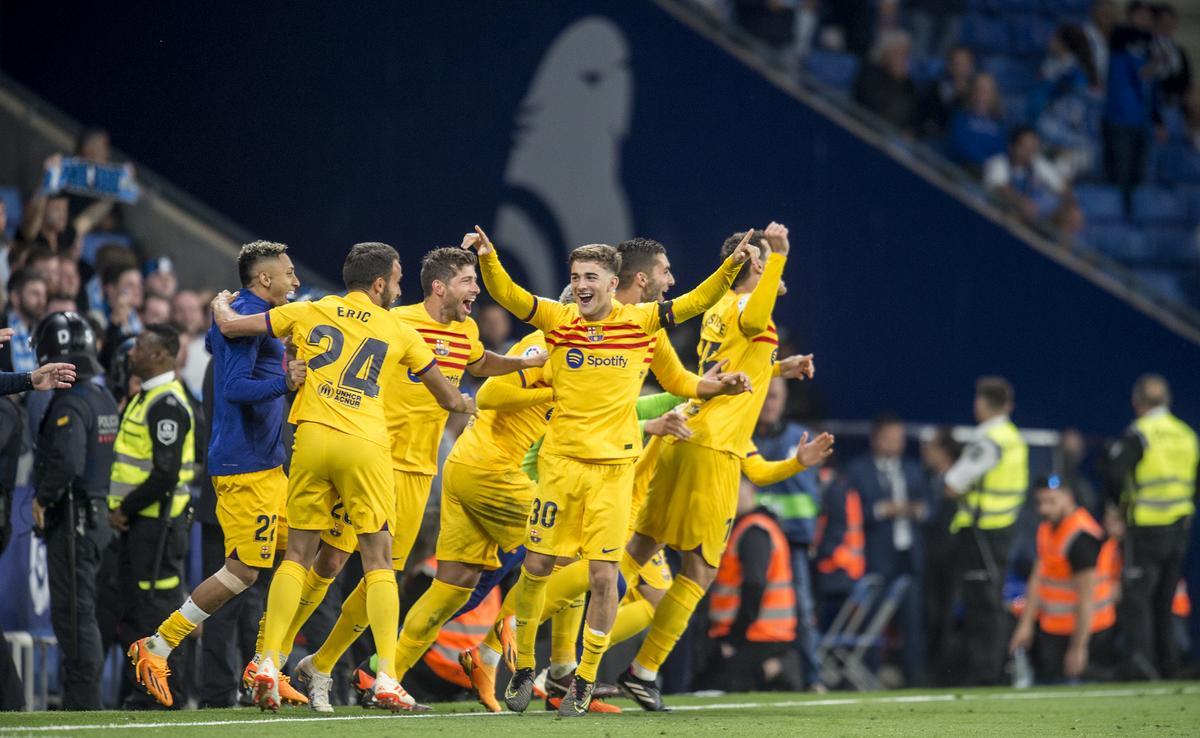 El Barça consigue el título de Liga en el campo del Espanyol