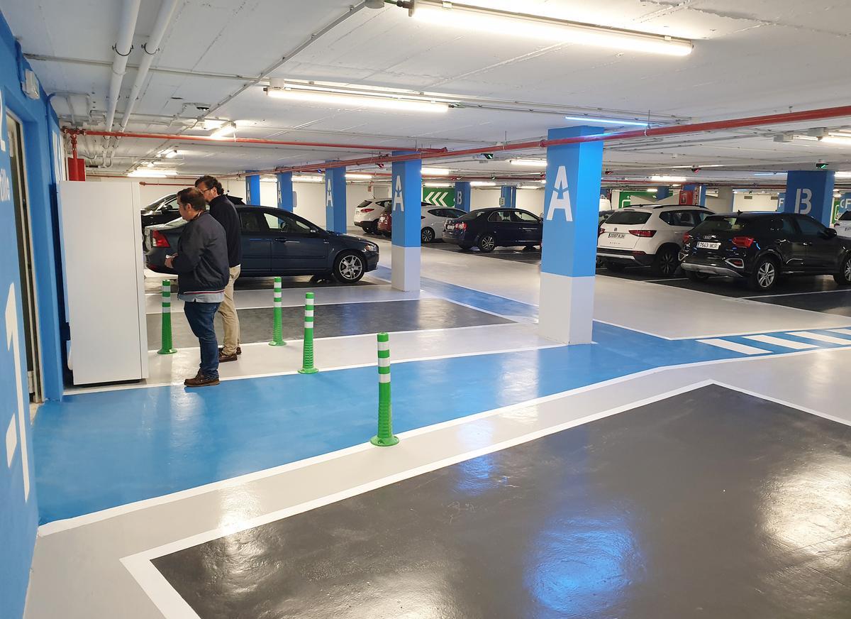 VIGO (C.CANOVAS DEL CASTILLO). INAUGURACION DEL PARKING "NAUTICO CIES", QUE ANTES ERA ROBOTIZADO Y AHORA CONVENCIONAL
