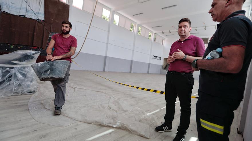 Las obras para modernizar el parque de Bomberos de la capital tinerfeña acabarán en octubre