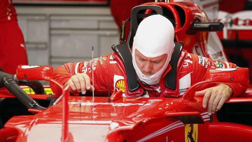 Vettel saldrá de último al no poder marcar ningún tiempo en la Q1