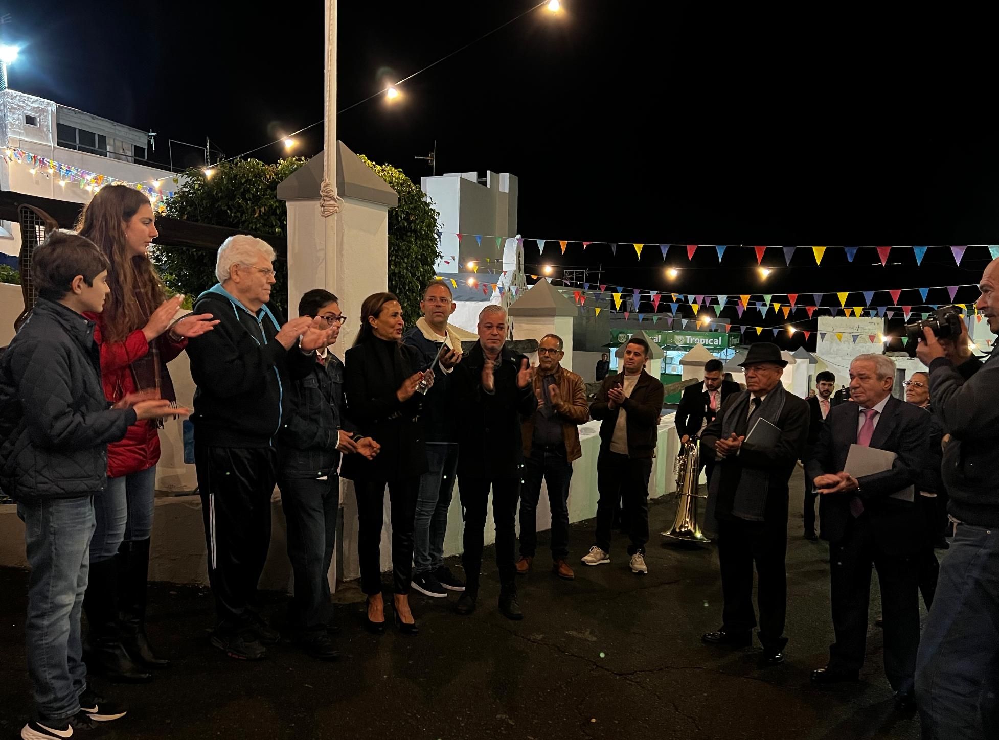 Agaete abre sus primeras fiestas de 2023 con la Subida de Bandera en San Sebastián