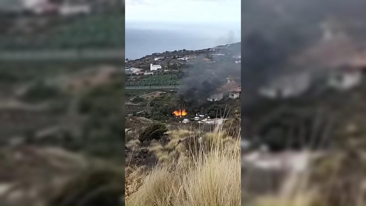 Muere un hombre en La Palma durante el incendio de su vivienda