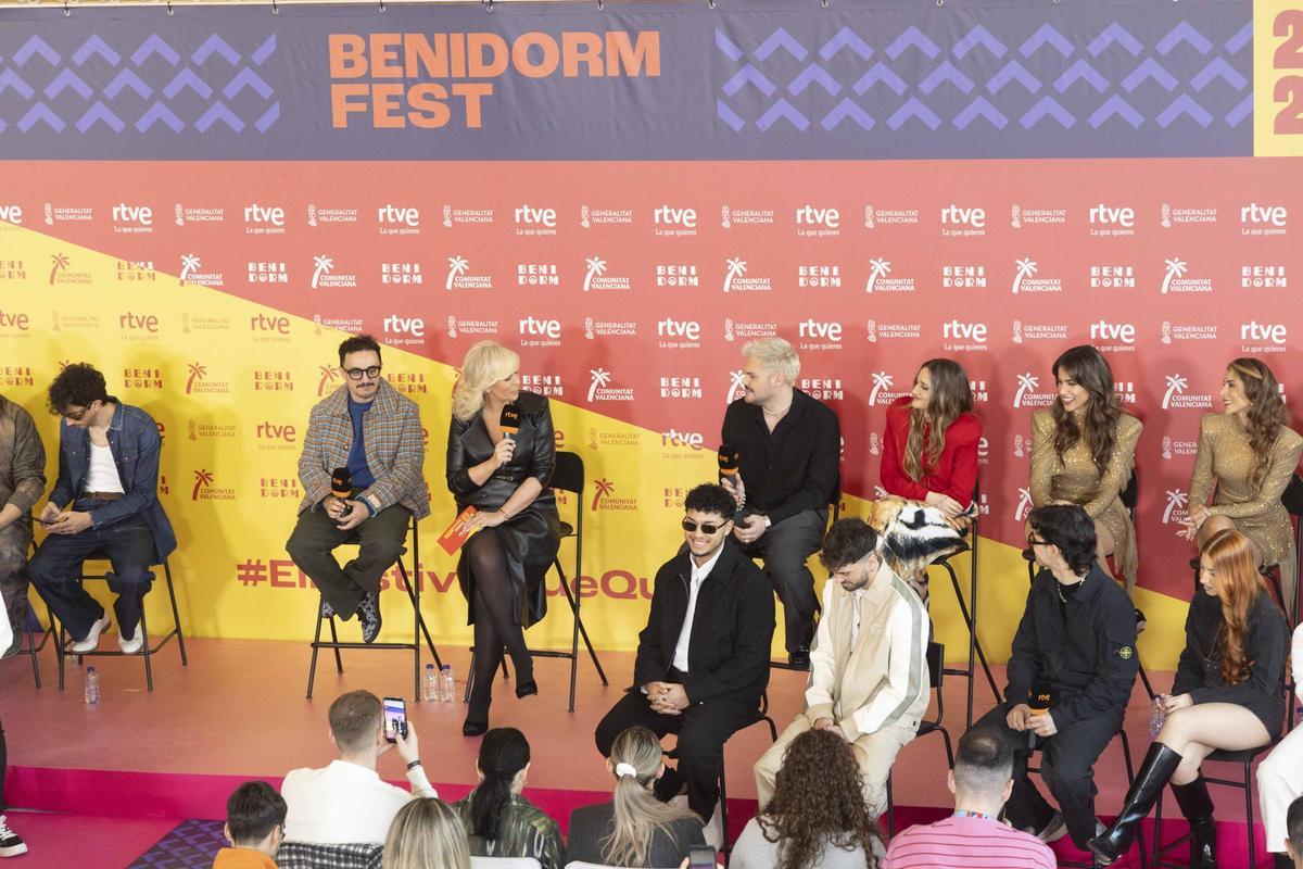 Presentación de los 18 participantes del Benidorm Fest 2026