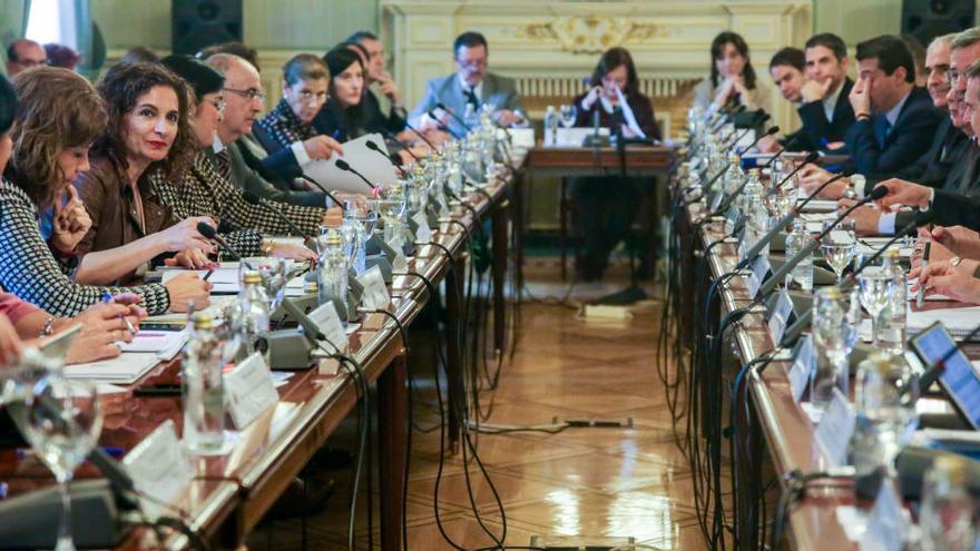 Última reunión celebrada entre el Ministerio de Hacienda y la Federación de Municipios.