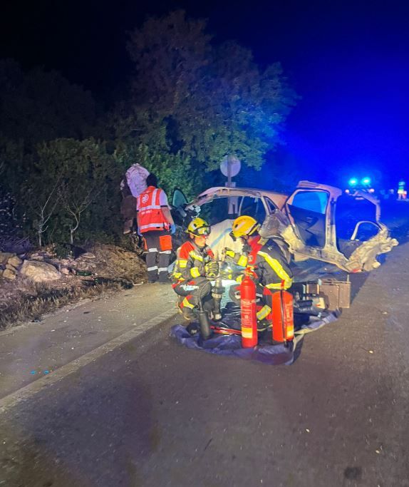 Imágenes del accidente mortal en Formentera