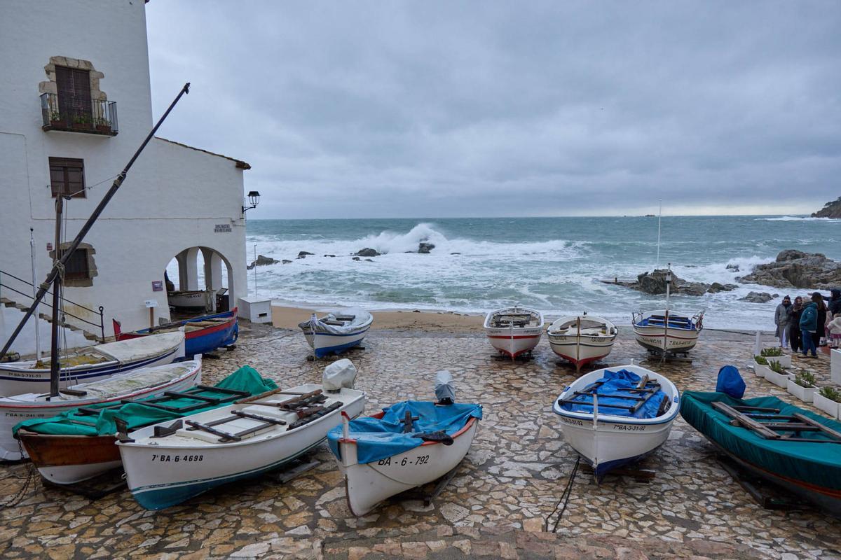 Les imatges del temporal a les comarques gironines