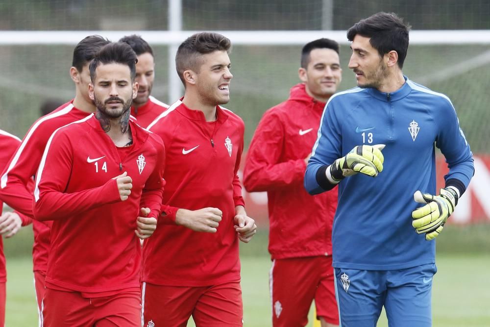 Entrenamiento del Sporting