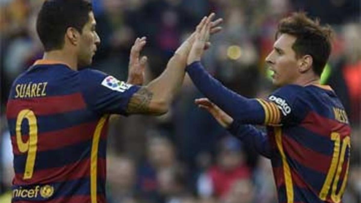 Luis Suárez y Leo Messi, fuera de la lista