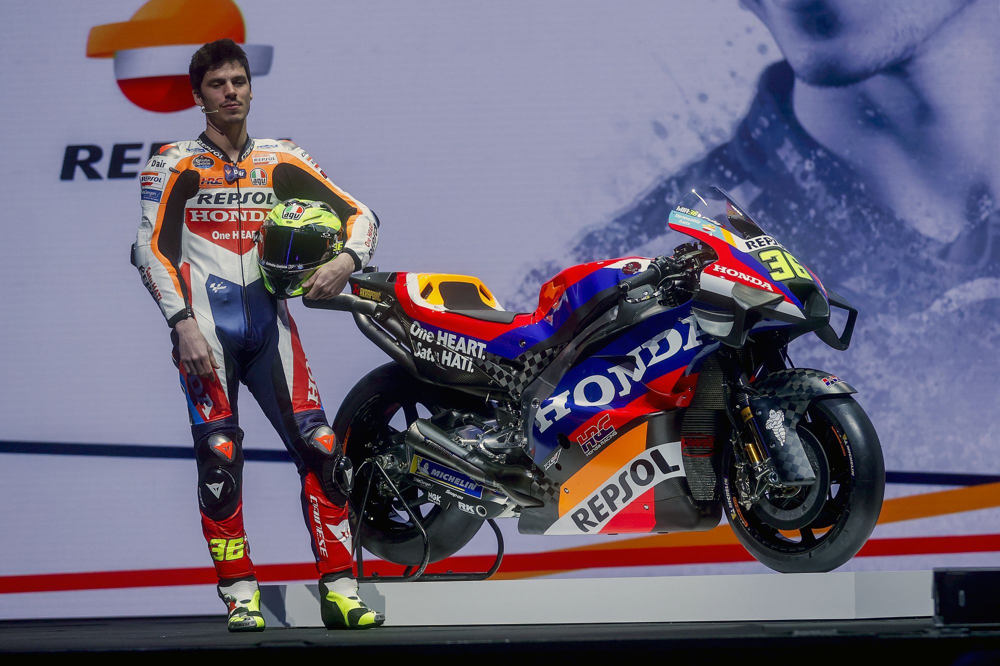 Así luce la nueva Honda de joan Mir para el Mundial de MotoGP 2024