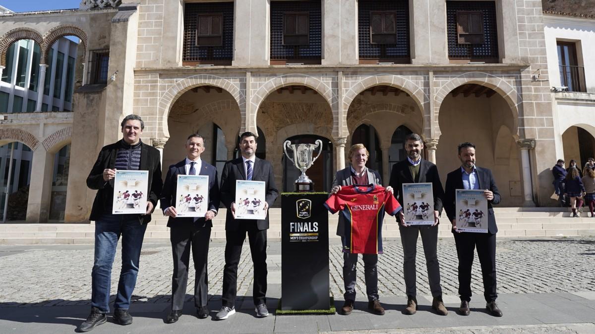 Presentación en Badajoz del Rugby Europe Championship