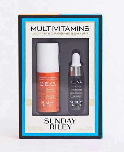 Regalos de belleza de amigo invisible: Kit multivitaminas de Sunday Riley