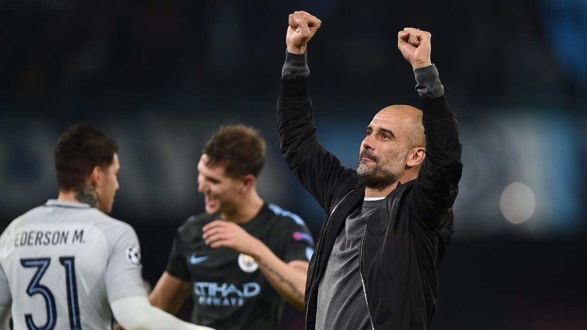 rpaniagua40779165 manchester city s spanish manager pep guardiola celebrates a171101234043