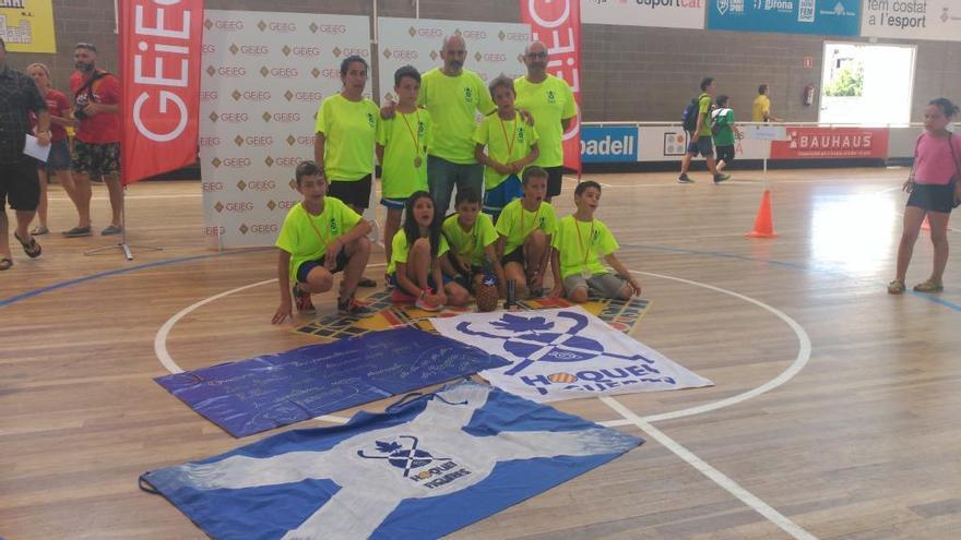 Cinquè lloc del prebenjamí A del Figueres en el Campionat de Catalunya