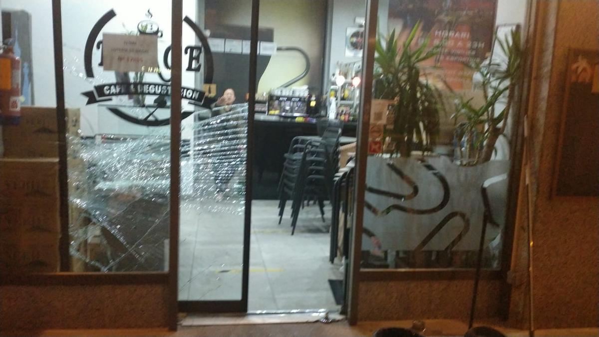 Un lladre assalta el Bar Nuage de Girona en menys de dos minuts