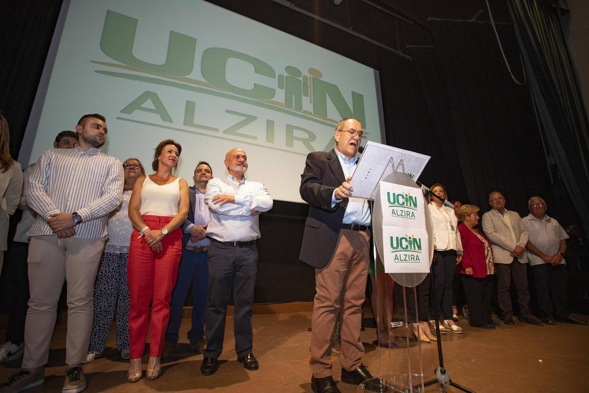 Presentación de la candidatura de UCIN en Alzira