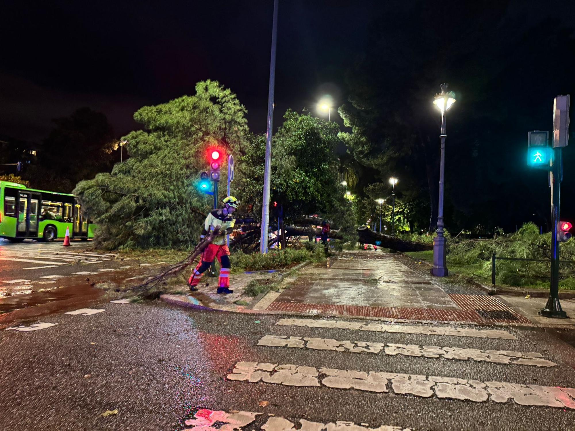 La borrasca Claudia siembra el caos en Córdoba