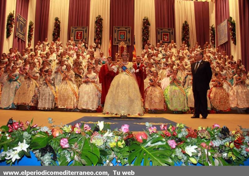 GALERÍA DE FOTOS -- Exaltación de las reinas falleras en Burriana