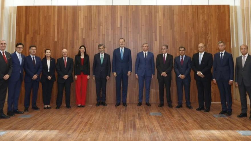 El Rey recibe a los presidentes de Tribunales Superiores en Vigo