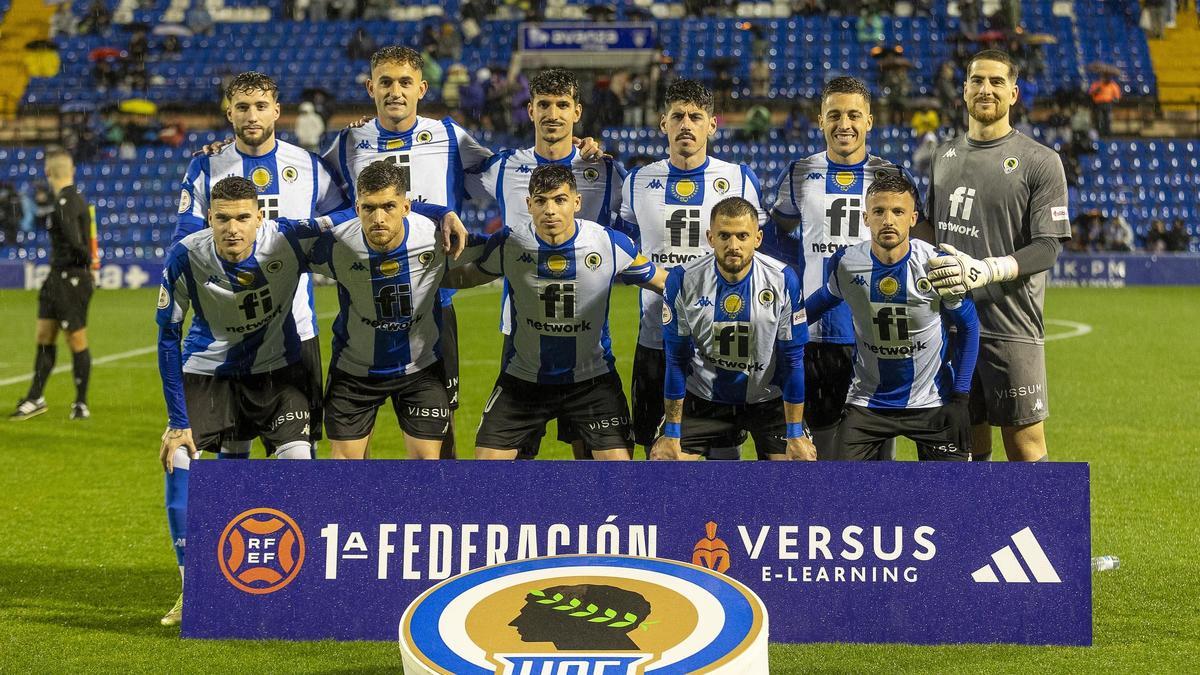 Once del Hércules del partido ante el Castilla
