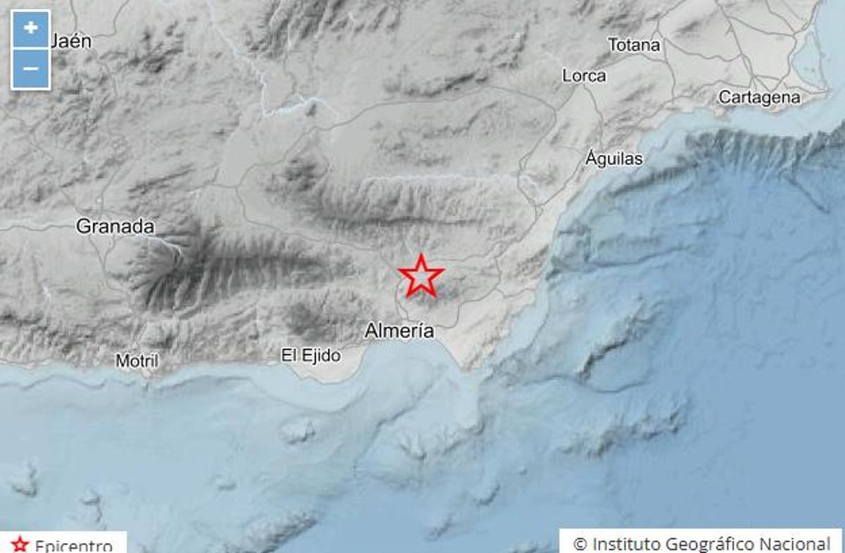 Terremoto en la provincia de Almería