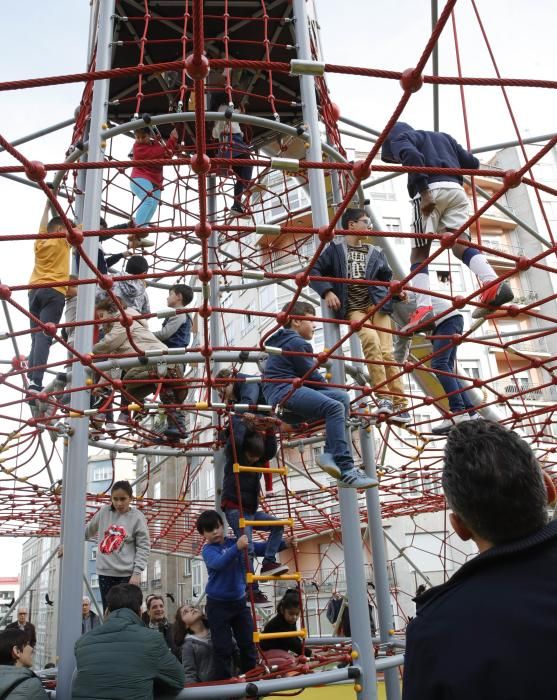 Así es el nuevo 'macroparque' infantil de Vigo.