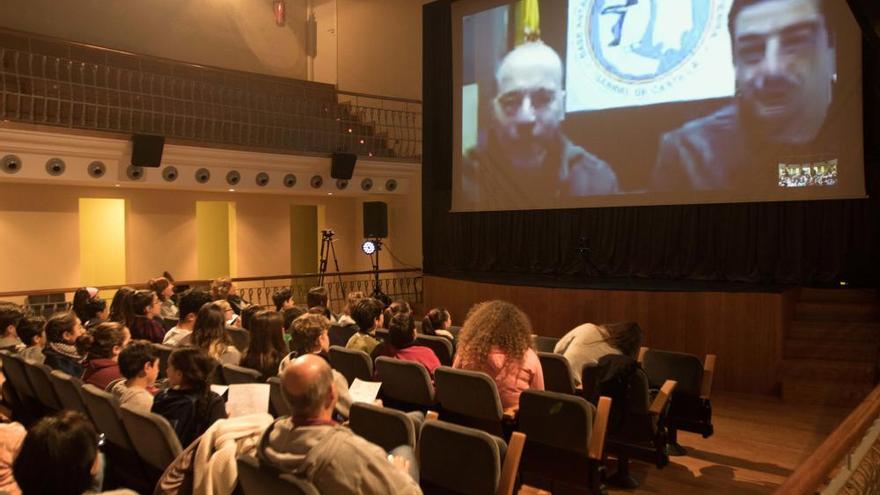 Una presentación en el Teatro España, en una imagen de archivo