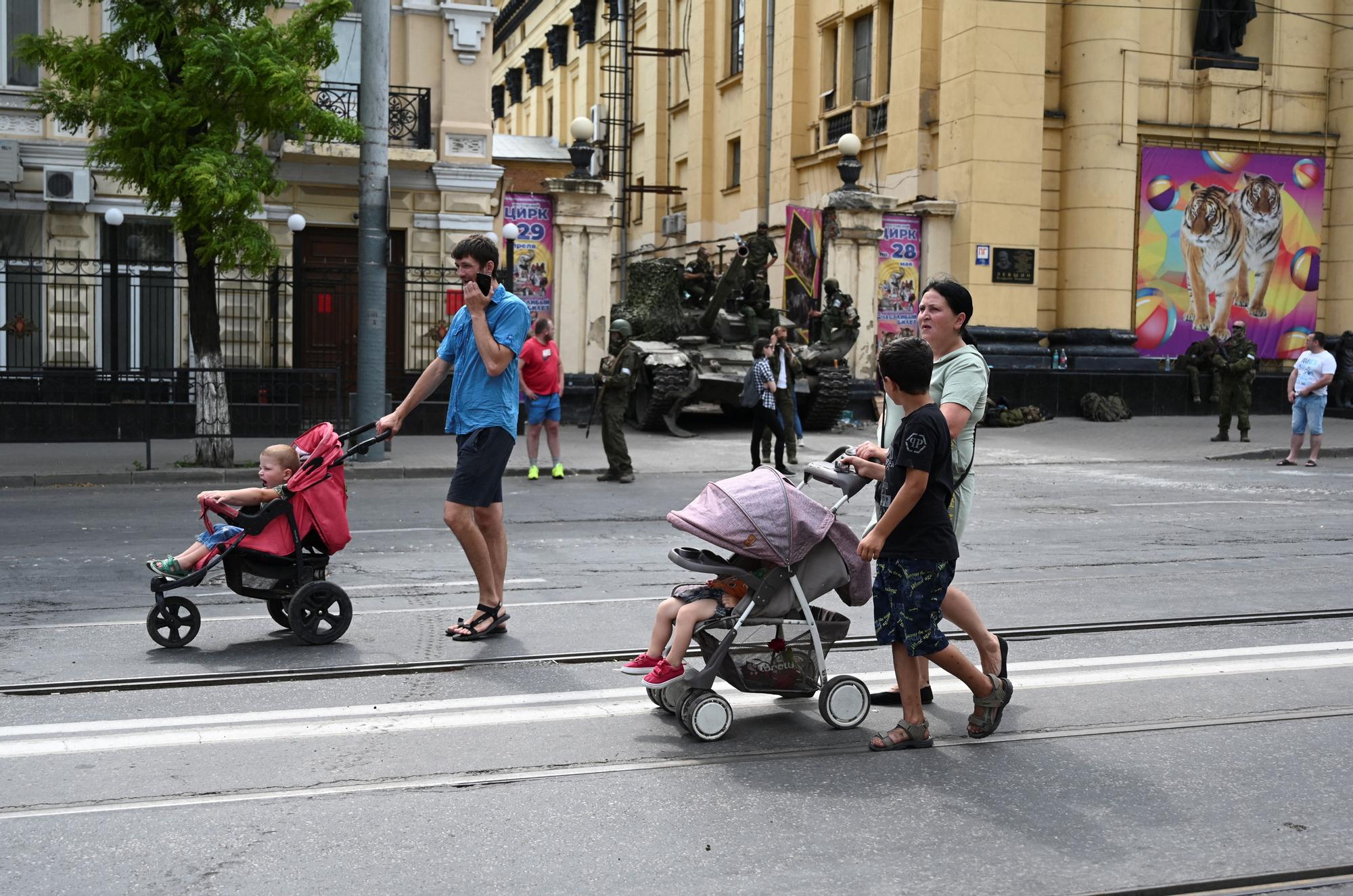 Wagner fighters deployed in Rostov-on-Don