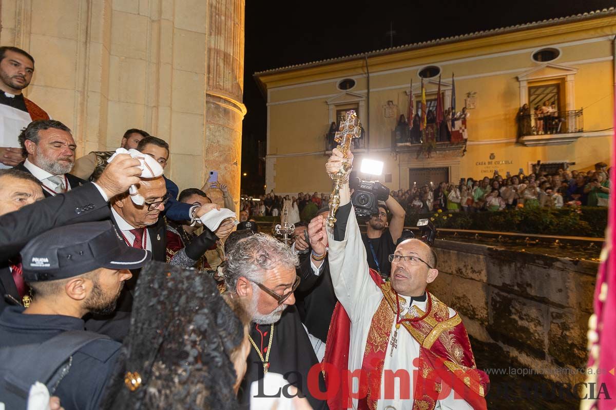 Procesión del Baño y parlamento en las Fiestas de Caravaca