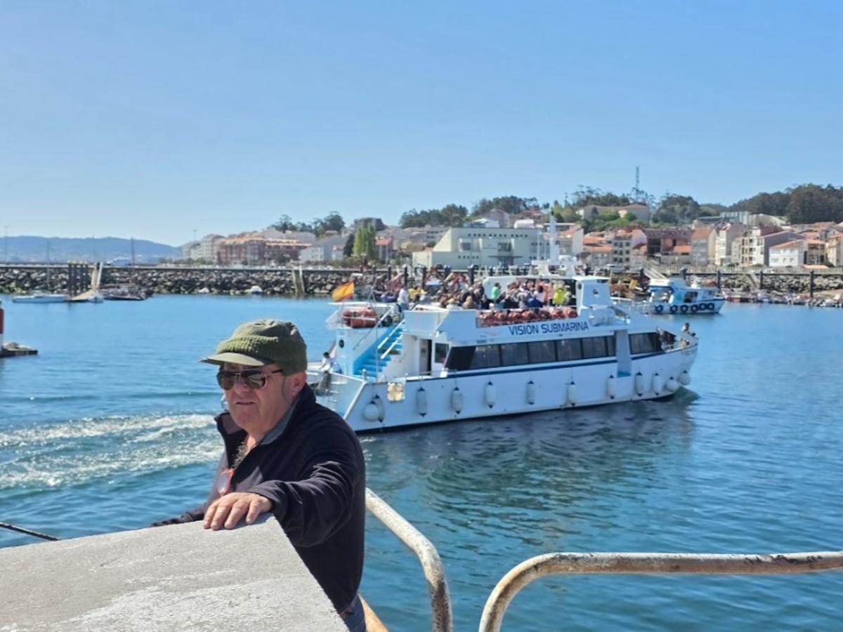 Los catamaranes de O Grove fueron uno de los grandes atractivos del Viernes Santo.