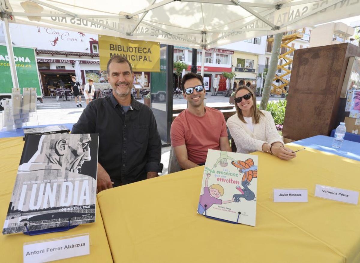 Antoni Ferrer Abárzuza, Javier Mendoza y Verónica Pérez. |