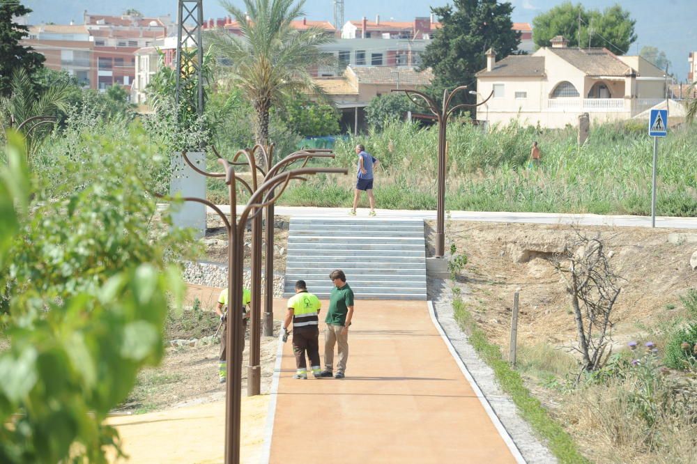 Murcia Río estrena su primer parque fluvial