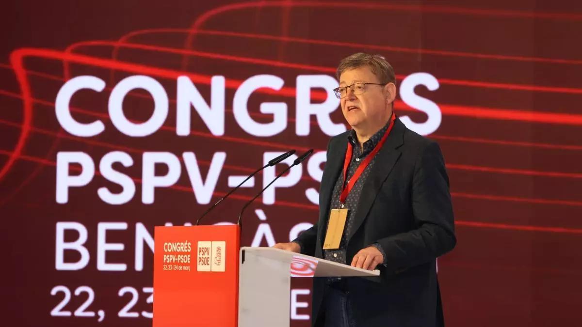 Ximo Puig, en el congreso del PSPV en Benicàssim.