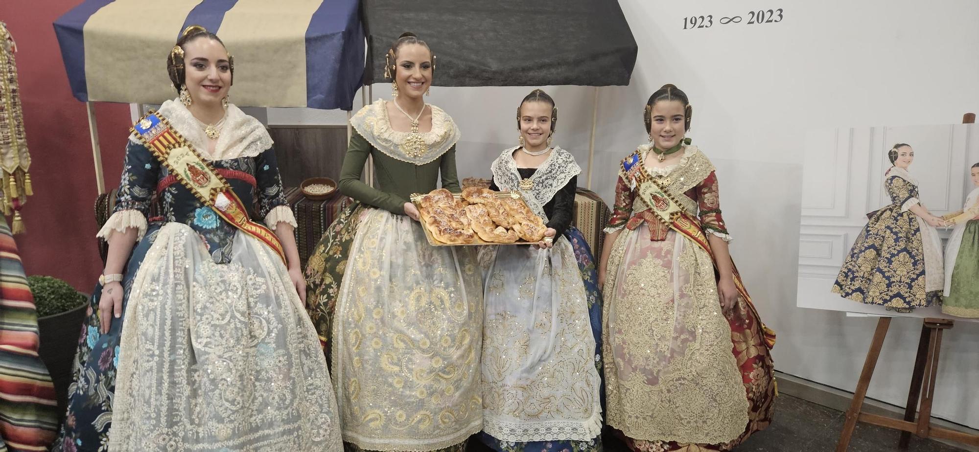 Todo preparado para el Mercado Tradicional de San Blas de la falla Clero