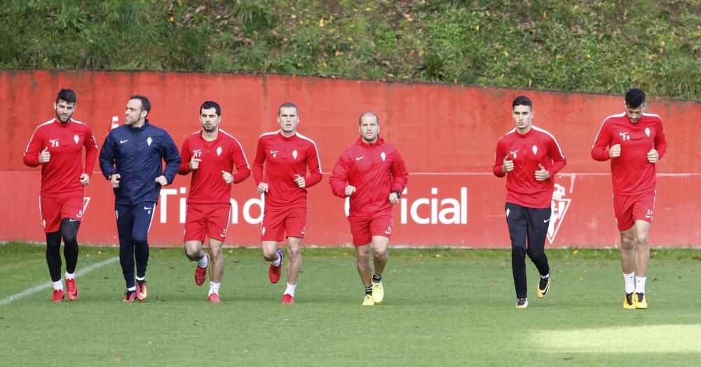 Entrenamiento del Sporting