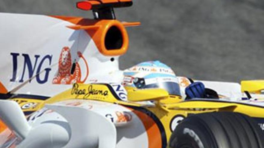 Alonso, tercero en la segunda sesión libre