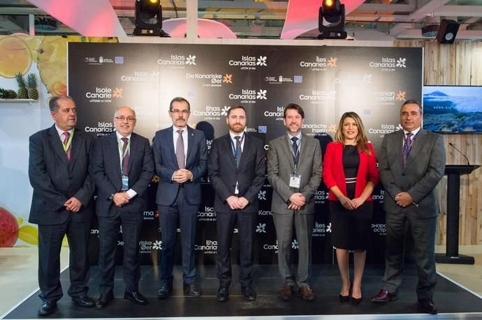 Inauguración del Pabellón de Canarias en la ITB 2019 (Feria Internacional de Turismo de Berlin). Berlin 6 de marzo de 2019