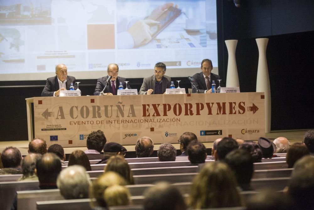 Feria Exporpymes en A Coruña.