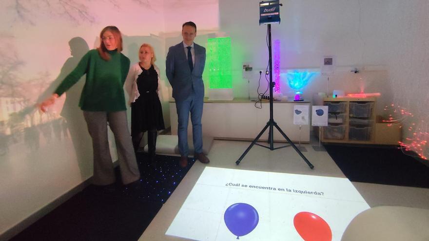 Nuevo espacio Snoezelen del HUB de Innovción Tecnológica de la Aldehuela.