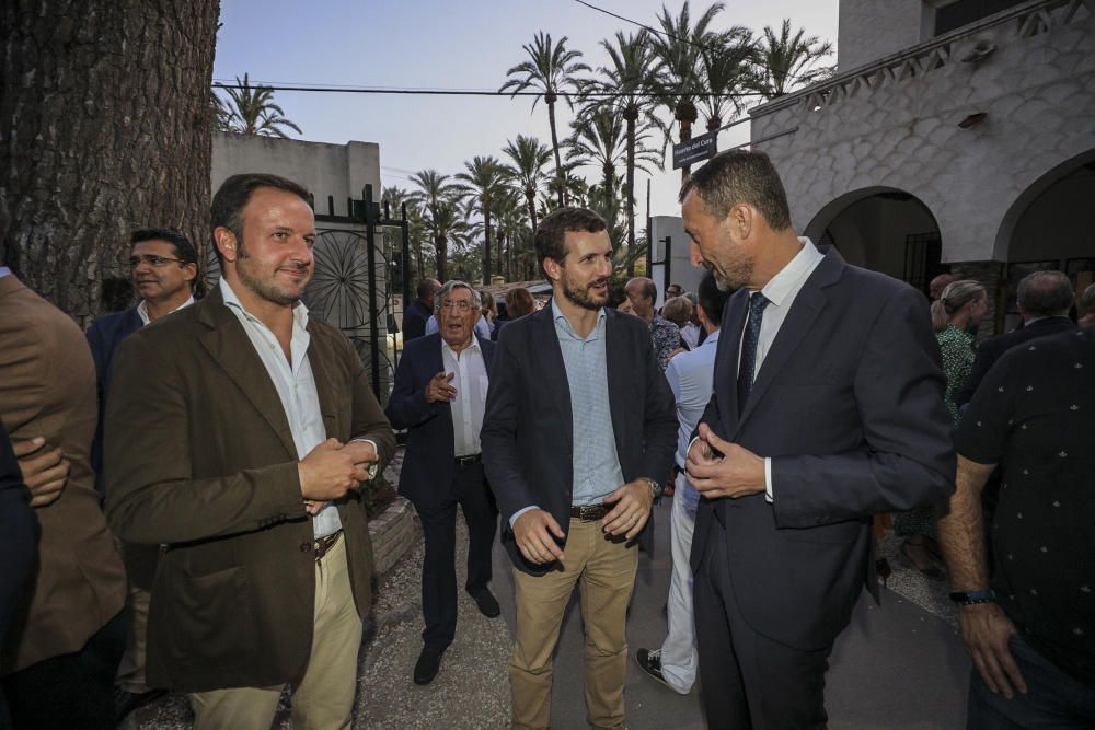 Pablo Casado acude a una celebración familar celebrada en el Huerto del Cura