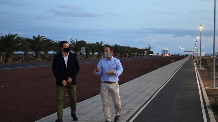 Yaiza completa el segundo tramo del carril bici de Playa Blanca