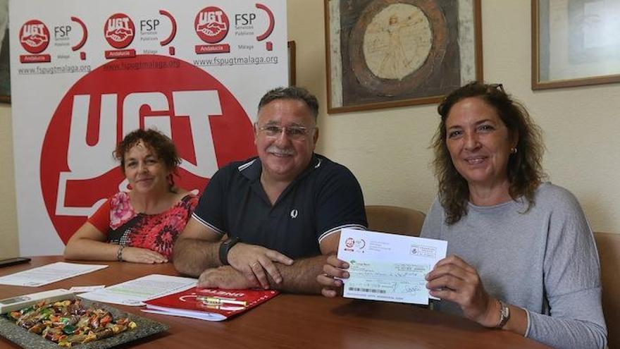 Carmen Natoli, Francisco Martínez Jiménez y Ana del Pino.