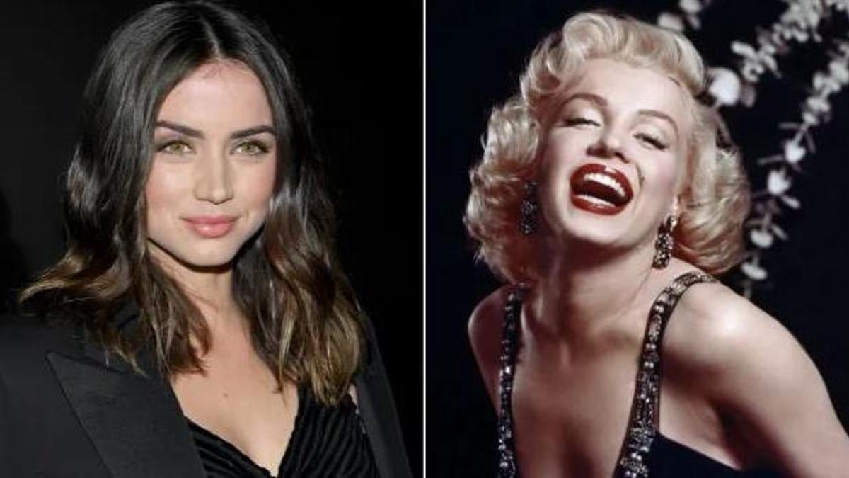 Ana de Armas y Marilyn Monroe.
